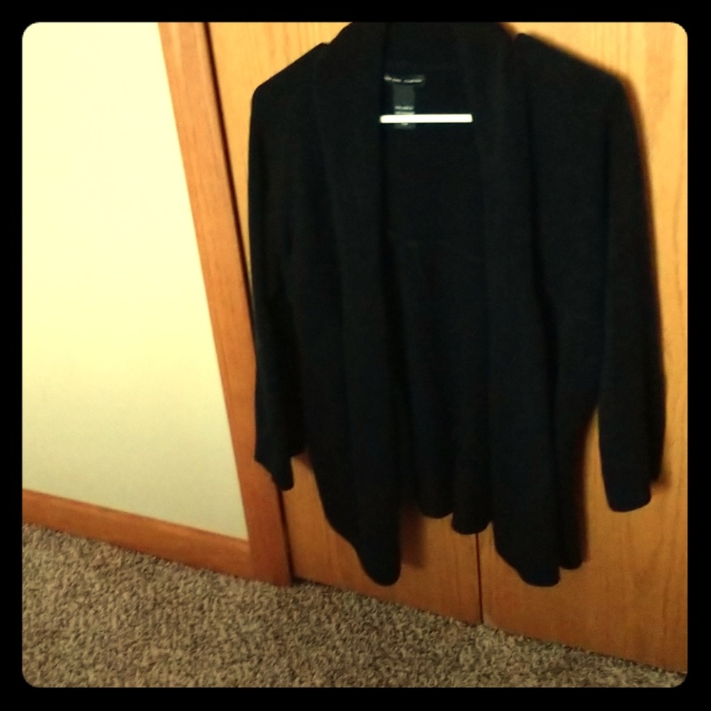 Soft open sweater